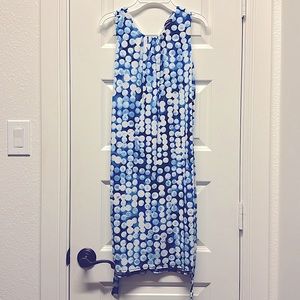 Ann Taylor shift dress work outfit blue dress US size Petite XSP